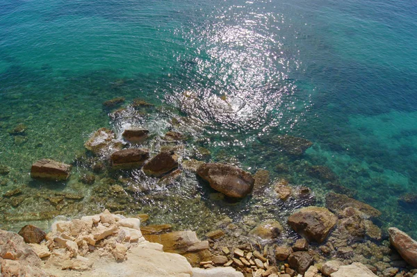 Diferentes Tipos Costa Ilhas Gregas — Fotografia de Stock