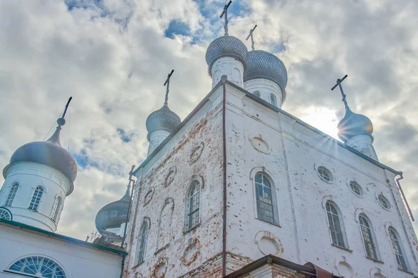 Antico Monastero Solovetsky Sul Mar Bianco Russia — Foto Stock