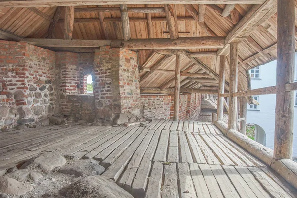Eski Solovetsky manastır beyaz deniz Rusya