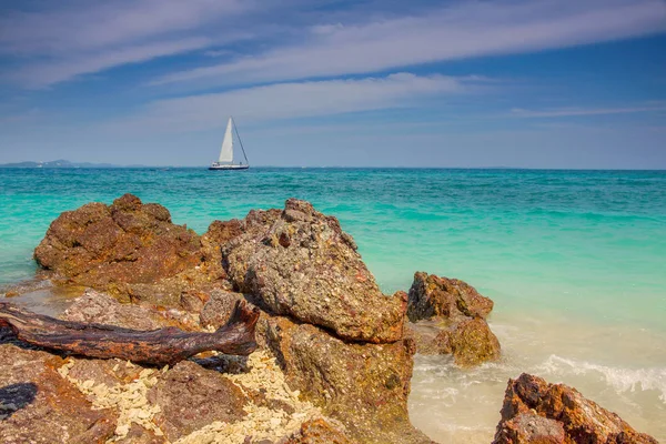 Tropisk Strax Utanför Thailands Kust — Stockfoto