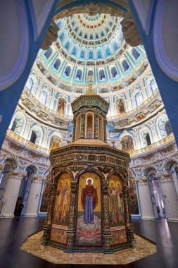 Rus manastır iç ve dış görünümlerini