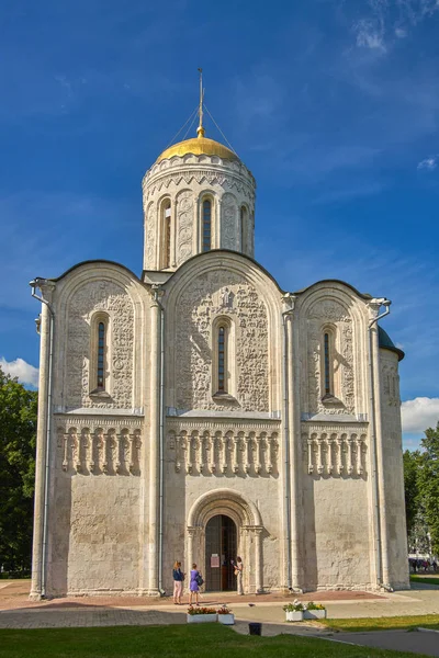 Tempels Van Oude Russische Stad Vladimir — Stockfoto