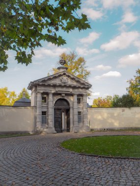 18. yüzyılda gatehouse Walem, Mechelen, Belçika yakınındaki Roosendael Abbey. Şu anda bir kamu eğlence parkı olduğunu.