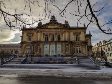 Şehir Merkezi Spa, Belçika, artık kullanımda olmayan eski banyo evde. Spa dünyaca ünlü için onun çok sayıda mineral springs yeridir.