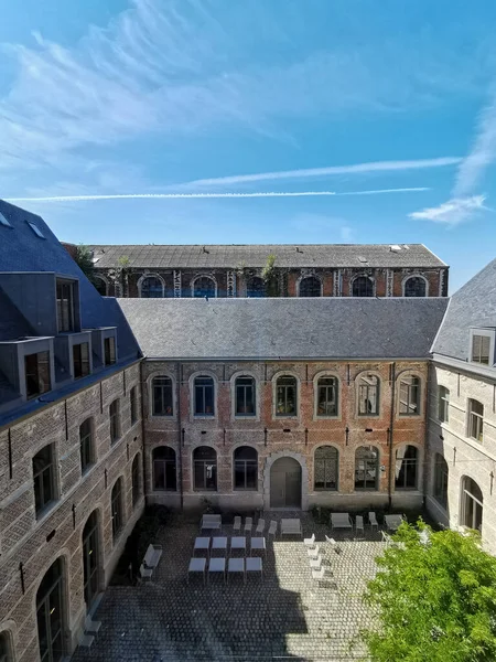 Mechelen Bélgica Junio 2020 Patio Del Monasterio Predikheren Sitio Reconvertido — Foto de Stock