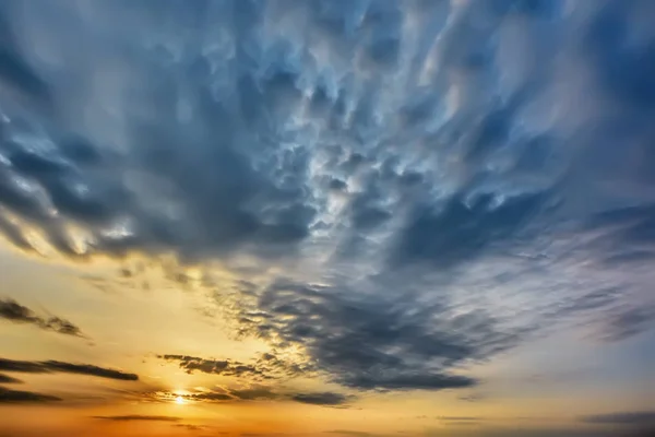 Himmel Med Moln Vid Solnedgången — Stockfoto