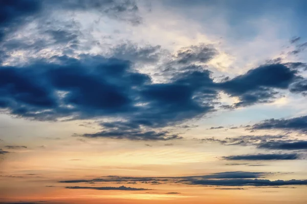 Nuvole Sul Cielo Tramonto — Foto Stock