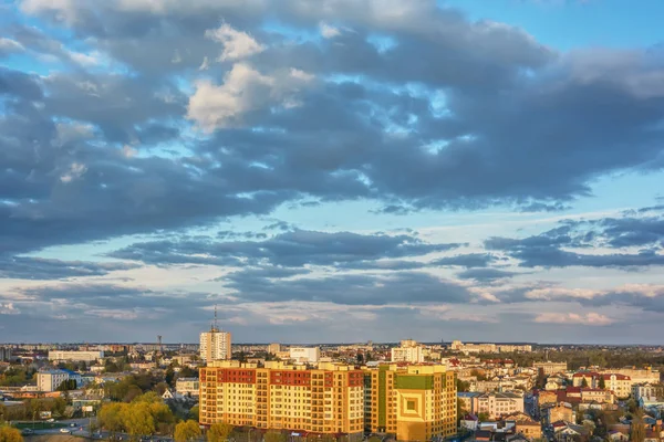 Sky Clouds Sunset Evening City — Stock Photo, Image