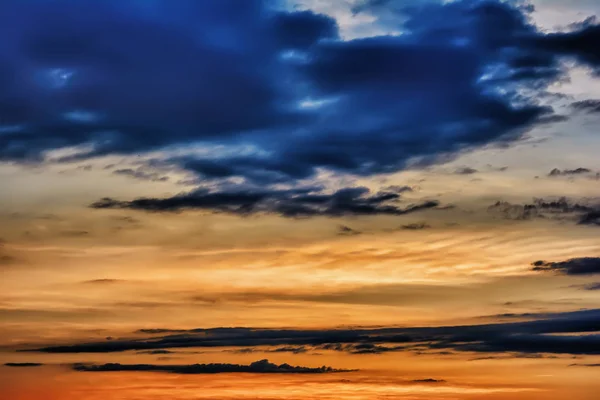 Himmel Med Moln Vid Solnedgången — Stockfoto