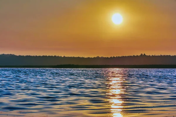 Alba Sul Lago — Foto Stock