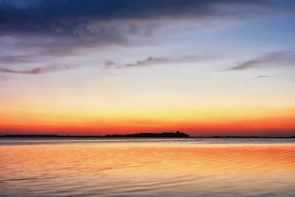 Background Twilight Lake — Stock Photo, Image