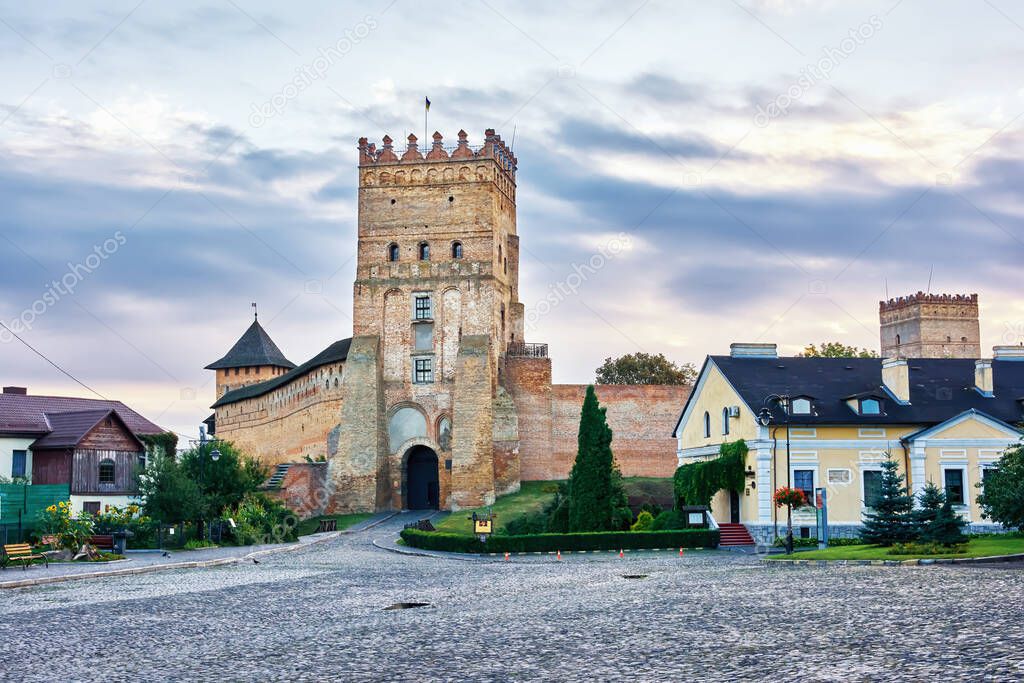 Medieval castle in the city of Lutsk (Ukraine).