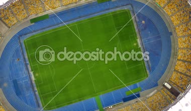 Kiev, Ukrayna Hava çekim Olimpiyat Stadı. Üstten görünüm Olympic ulusal spor kompleksi Kiev, Europe. Olimpiyat ulusal spor kompleksi. 2018 Uefa Şampiyonlar Ligi Finali