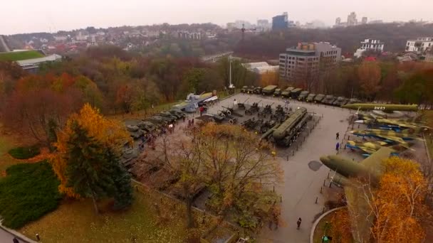 Museo Historia Ucrania Segunda Guerra Mundial Kiev — Vídeos de Stock