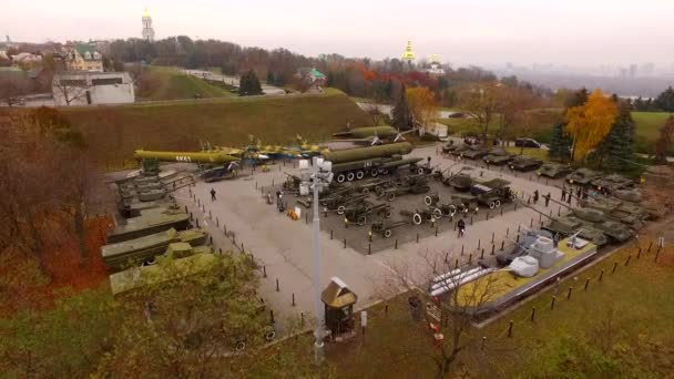Музей Истории Украины Второй Мировой Войне Киеве — стоковое видео