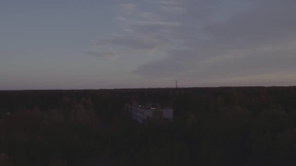 Légifelvételek Duga Tömb Belül Thechernobyl Kizárását Övezetben Duga Volt Sovietover — Stock videók