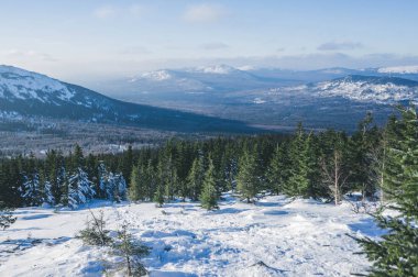 Büyük Nurgush sırtı, Zyuratkul Milli Parkı, Chelyabinsk doğal görünümünü 