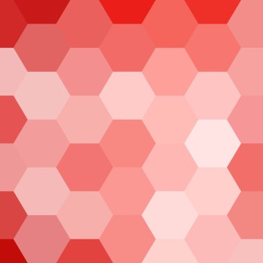 altıgenlerden oluşan basit renkli arka plan. vektör illüstrasyon