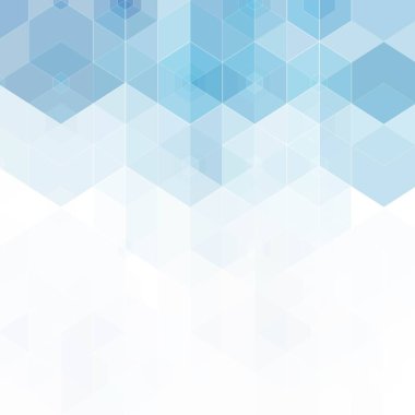 Vektör Soyut Bilim Arkaplanı. Altıgen geometrik tasarım. EPS 10