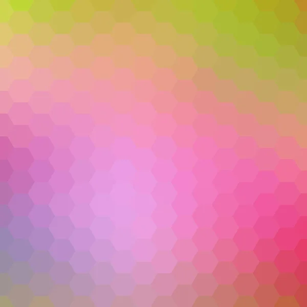 Светло-розовая, желтая векторная текстура с цветными шестиугольниками. Иллюстрация цветных шестиугольников на белой поверхности. Новый дизайн плаката, баннера веб-сайта. eps 10 — стоковый вектор