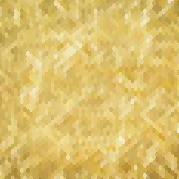 Gyllene bikaka. Geometrisk bild. vektor gul bakgrund — Stock vektor