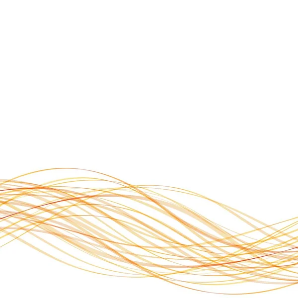 Abstracte oranje golven. vector illustratie eps 10. lay-out voor reclame — Stockvector