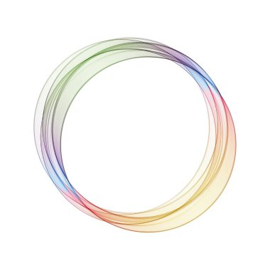 Renk çemberli soyut arkaplan. Vektör illüstrasyonu 10