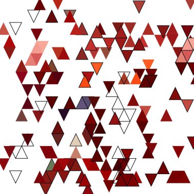 renkli üçgenler. Vektör görüntüsü. Geometrik şekillerin kaotik yerleşimi eps 10