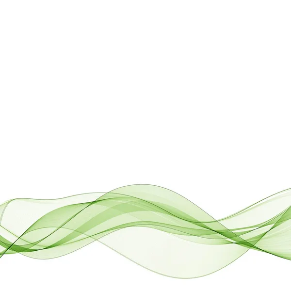 Vektor-Illustration Abstrakter bunter Hintergrund mit grüner Rauchwelle. Folge 10 — Stockvektor