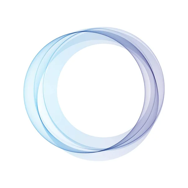 Fond abstrait avec des cercles bleus. eps 10 — Image vectorielle