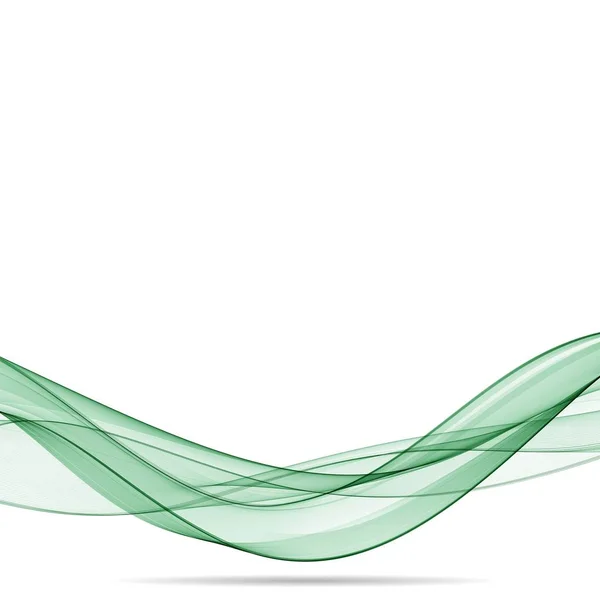 Ola verde. Diseño de diseño moderno. Vector fondo abstracto eps 10 — Vector de stock