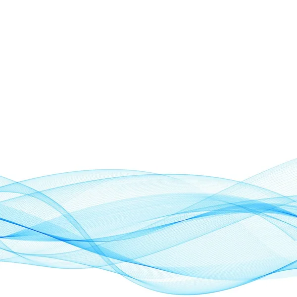 Vector abstracto de onda azul. plantilla de presentación — Vector de stock