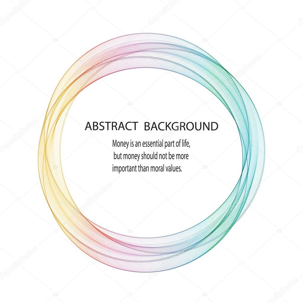 Abstract vector background. Color Circles. template for presentation. eps 10