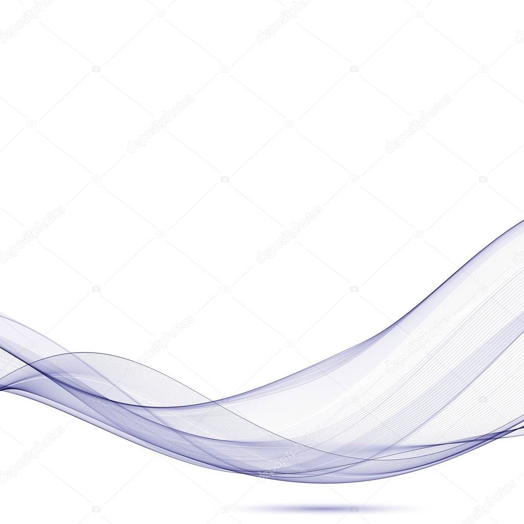 Blue wave. Vector illustration. abstract layout for presentation design. eps 10
