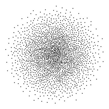 beyaz arka plan ve doku üzerinde siyah nokta. Patlama