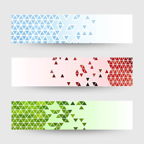 패턴의 삼각형 모양입니다. 광고 레이아웃 - Vektorgrafik — 스톡 벡터