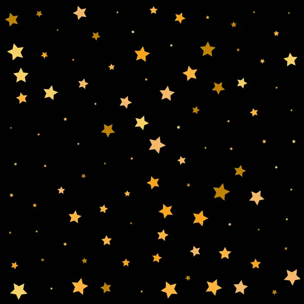 Cintilação de estrelas. Magia nocturna. celebração. estrelas em queda - Vektorgrafik —  Vetores de Stock