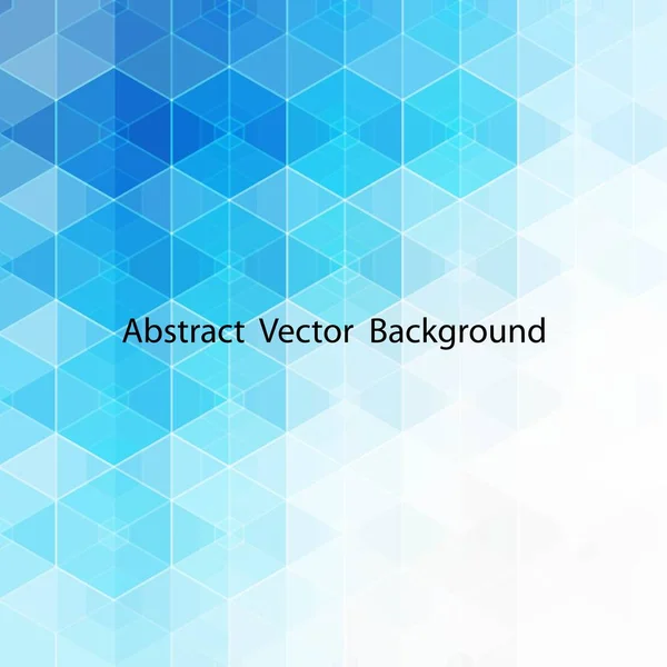 Vector Abstract blue hexagons background. eps 10 layout for advertising — Stock Vector