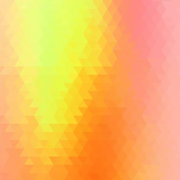 Ljusgul trekantig bakgrund. mosaik stil. vektor bakgrund. EPS 10 — Stock vektor
