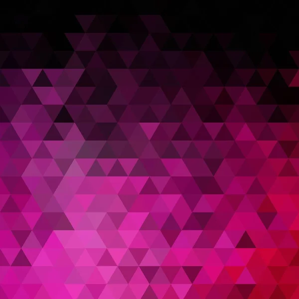 Fondo triangular rosa oscuro. estilo mosaico. eps 10 — Archivo Imágenes Vectoriales