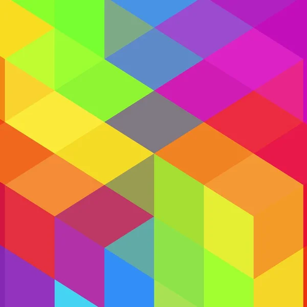Cuadrados de colores. diseño para la presentación. estilo mosaico. eps 10 — Vector de stock