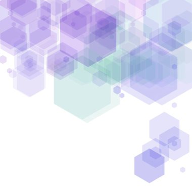 mavi altıgen arka plan. vektör illüstrasyon. çokgen tarzı. eps 10