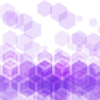 soyut vektör arka plan. mor altıgenler. çokgen tarzı. eps 10