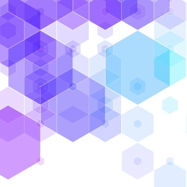 mavi altıgen arka plan. reklam için çokgen tarzı düzeni. eps 10