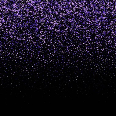 Beyaz arka plan üzerinde mor küçük konfeti. Lüks şenlikli yeni yıl arka plan. Altın parlak soyut doku. Tasarım unsuru. Vektör illüstrasyon, Eps 10.