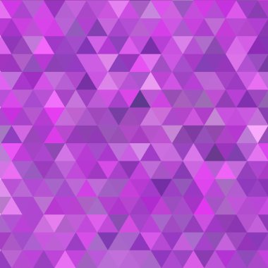 Üçgenlerden oluşan çok renkli mor, pembe çokgen illüstrasyon. Degrade li Origami stilinde geometrik arka plan. İşletmeniz için üçgen tasarım. eps 10