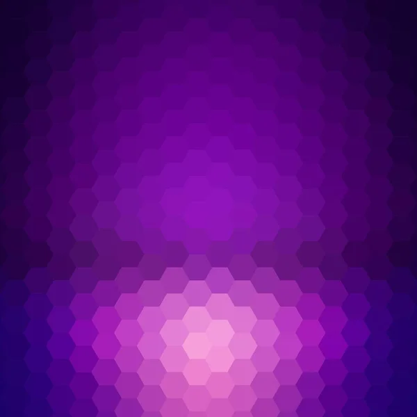 Темно-фіолетовий шестикутний фон. абстрактна ілюстрація. компонування презентації. багатокутний стиль. епс 10 — стоковий вектор