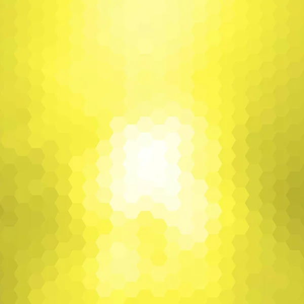 Zeshoekige gele achtergrond. abstracte vector illustratie. EPS 10 — Stockvector