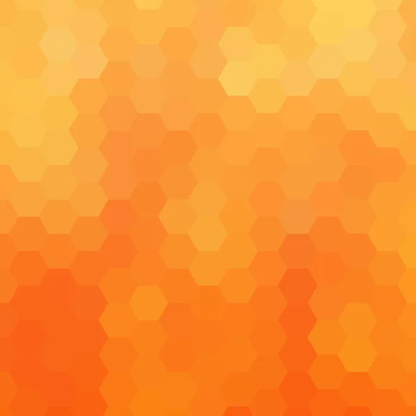Fond hexagonal orange. illustration vectorielle abstraite eps 10 — Image vectorielle