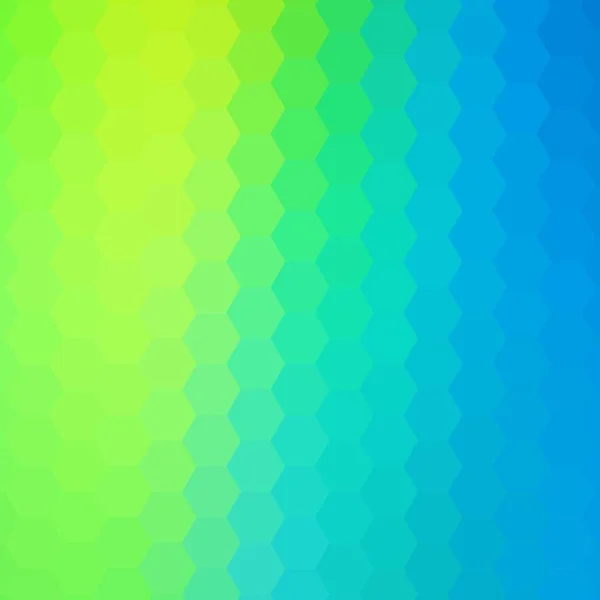 Sechseck blaugrüner Hintergrund. abstrakte Vektorillustration Folge 10 — Stockvektor